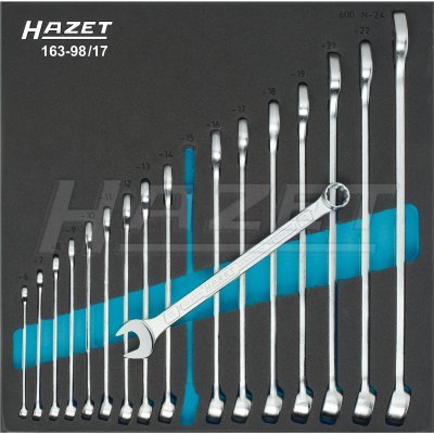 Hazet Sada Očkoplochých klíčů 17 Ks - 163-98/17