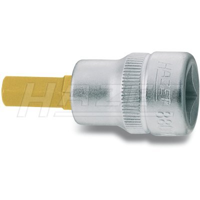 Hazet Nástrčná hlavice TiN 7mm, extra krátké provedení 8801K-7