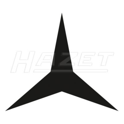 Hazet Trojhranná jemná škrabka 823
