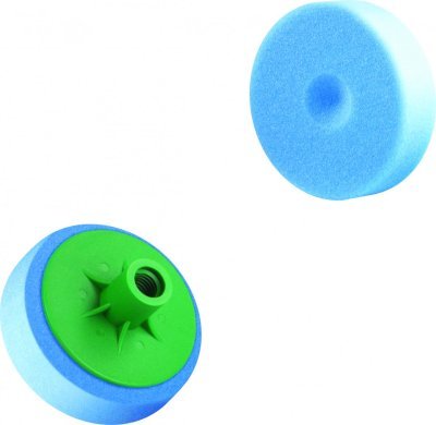 Boll 0030108 Houbička mini na leštění na závit super tvrdá - modrá 80mm