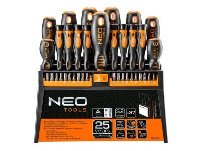 Neo Tools 04-210 Sada šroubováků s bity a držákem 37ks