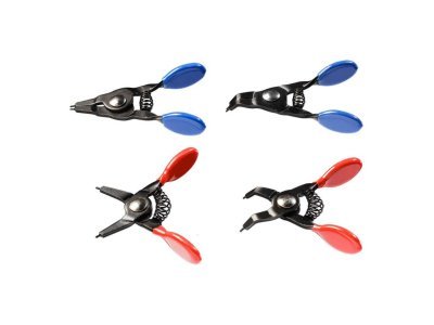 Neo Tools 11-227 Kleště mini na pojistné kroužky, sada 4ks