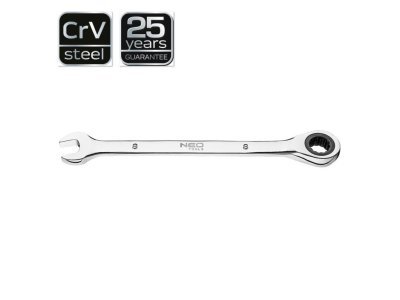 Neo Tools 09-067 Ráčnový klíč 17 mm očkoplochý z chrom vanadové oceli
