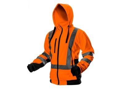 Neo Tools 81-746-L Reflexní bunda s kapucí NEO Visibility series oranžová velikost L/52