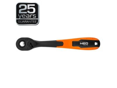 Neo Tools 08-513 Vyhnutá ráčna 3/8" 72z 200mm, kompozitní tělo