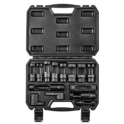 Neo Tools 11-880 Sada nástrčných klíčů pro lambda sondu a injektory 14 Ks