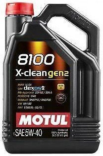 Motul 8100 X-CLEAN Gen2 5W-40 5L