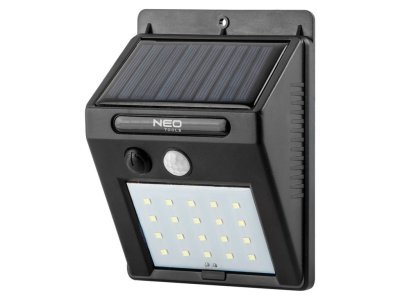 Neo Tools 99-055 LED nástěnná solární lampa 250lm