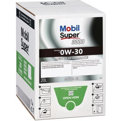 Mobil Super 3000 Formula F 0W-30 BAG-IN-BOX 20L