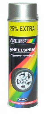 Motip 04007 sprej na disky kol, stříbrný 500ml