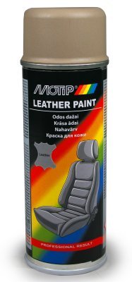 Motip 04233 Barva na kůži a koženku šedo-béžová Spray 200ml