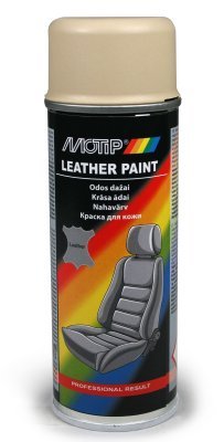 Motip 04234 Barva na kůži a koženku béžová Spray 200 ml