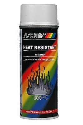 Motip 04039 žáruvzdorný lak 800°C šedý 400ml