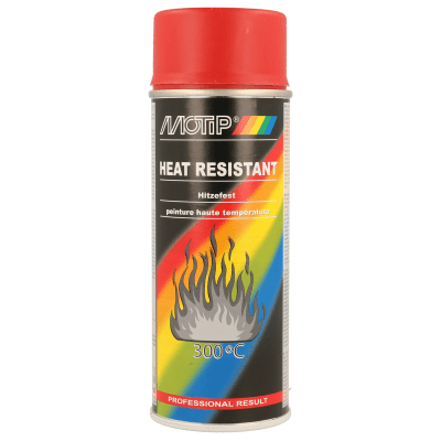 Motip 04040 žáruvzdorný 300°C červený sprej 400 ml