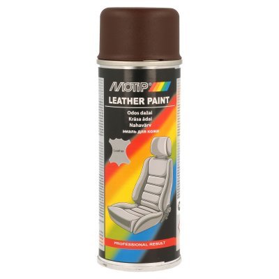Motip 04238 Barva na kůži a koženku tmavě hnědá Spray 200 ml