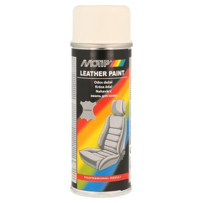 Motip 04236 Barva na kůži a koženku bílá Spray 200ml
