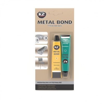 K2 metal bond 52 g - rychleschnoucí dvousložkové lepidlo