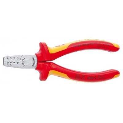 Knipex Kleště na kabelové koncovky izolované 1000V VDE 145mm 97 68 145 A