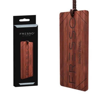 Dřevěný přívěsek s vůní Snow Pearl