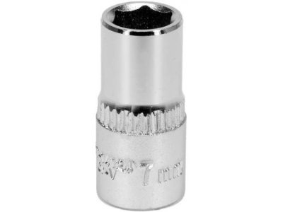 Yato Nástrčná hlavice šestihranná, krátká 7mm 1/4" YT-14124