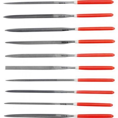 Yato Sada pilníků jehlových 5 x 180 mm 10 ks YT-6165