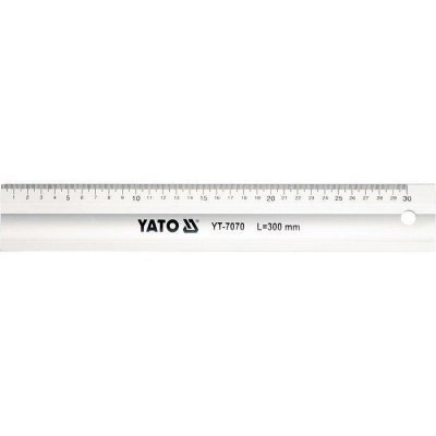 Yato Měřící hliníková lať 300mm YT-7070