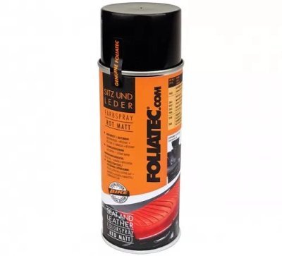 Foliatec 2406 Červená matná barva na kůži a koženku Seat & Leather 400 ml