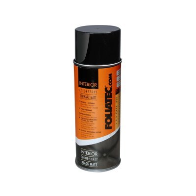Foliatec 2002 Černá matná barva na interiér vozu Interior Color Spray 400 ml