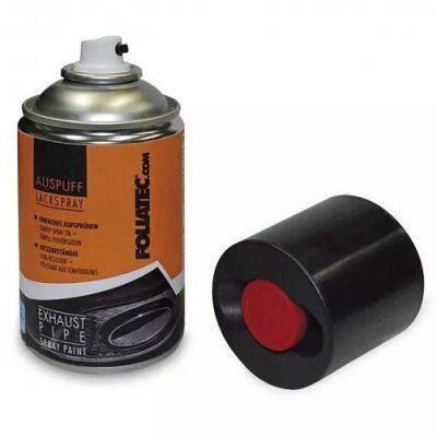 Foliatec 2125 Černá lesklá barva na koncovky výfuků EXHAUST PIPE 250ml