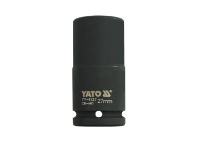 Yato YT-1127 Kovaný nástrčný klíč hluboký 3/4" šestihranný 27 mm CrMo