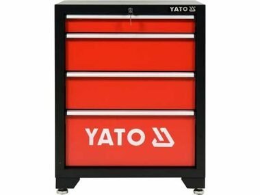 Yato Skříňka dílenská na nářadí prázdná 4 zásuvky YT-08933