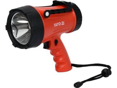 Yato Lampa pistolová POWER LED, bezpřívodová, 3,7V Li-ion, dosvit 250m, 1200lm, IP68 YT-08551
