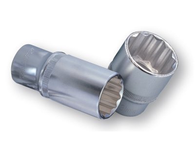 Asta 544217 Nástrčná hlavice 1/2" 12-hranný 17mm CrV L77mm