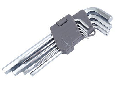 Carmotion 86720 Šestihranné klíče 180mm, velikosti 1,5 - 10mm, 9 ks