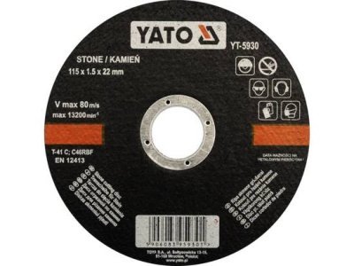 Yato Kotouč na kámen 115 x 22 x 1,5 mm YT-5930