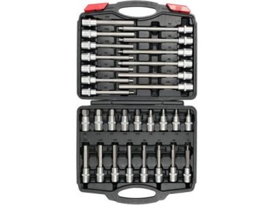Yato Sada nástrčných šestihranných hlavic 1/2" 30 Ks YT-77540
