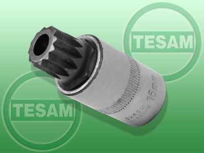 Tesam S9999995 Klíč na olejovou zátku převodovky VW, Audi M16 spline 1/2"