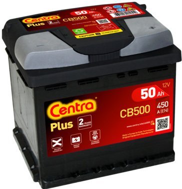 Centra Plus 12V 50Ah 450A CB500