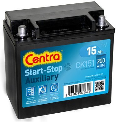 Centra Start-Stop Auxiliary 12V 15Ah 200A CK151