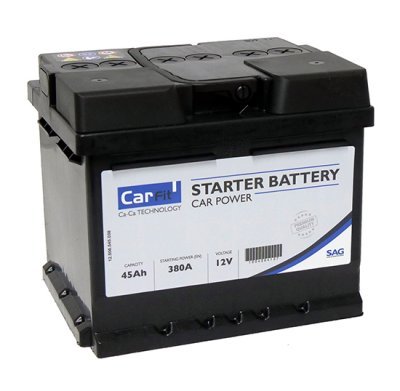 Carfit 12V 45Ah 380A CARBAT04005