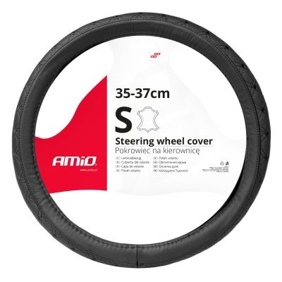 Amio 03560 Potah volantu Leather Series SWC-51-S (35-37cm)