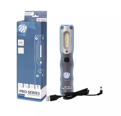 M-Tech ILPRO103 Ruční lampa LED 600/200LM AKU