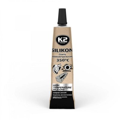K2 Silikon černý LUZ +350°C 21g