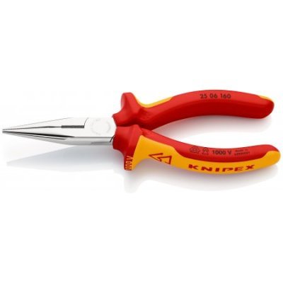 Knipex 25 06 160 Kleště s půlkulatými čelistmí s břity 1000V VDE 160mm