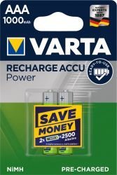 Varta Baterie Power AAA 1000mAh 2Ks