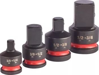 Milwaukee 4932480356 Průmyslové hlavice Shockwave 1/2" HEX adapér set 4ks