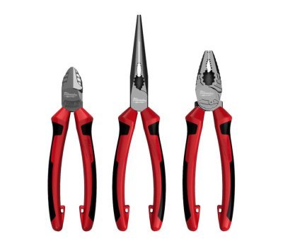 Milwaukee 4932492773 Sada kleští - kombinované, boční štípací, pro jemnou mechaniku 3 ks