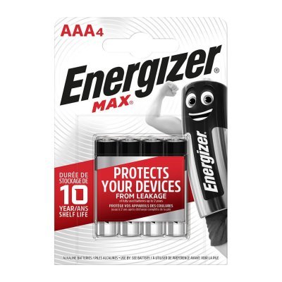 Energizer Max AAA E92 4 Ks