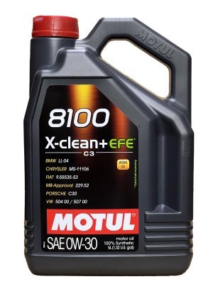 Motul 8100 X-Clean+ EFE 0W-30 5L