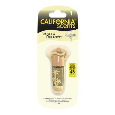 California Scents Hanging Vial Vanilla Paradise - Vanilka 5ml